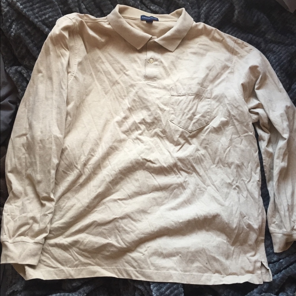 Vintage long sleeve polo